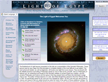 Tablet Screenshot of lightofegypt.com